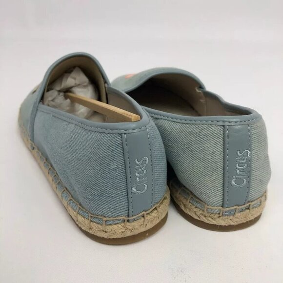 Circus by Sam Edelman Womens Leni Shell Yeah Espadrille Flat Shell Yeah Blue 8M - Picture 5 of 7